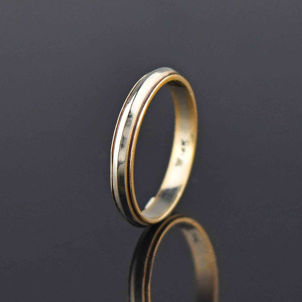 Vintage 14K Gold Stacking Wedding Band Ring, Sz 6.25 - Boylerpf