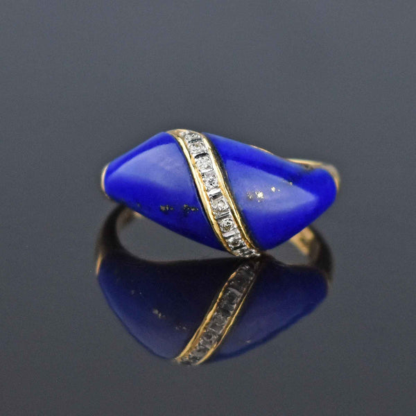 Art Deco Lapis Lazuli 14 Karat Yellow Gold Unisex Signet Ring | Wilson's  Estate Jewelry