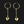 Load image into Gallery viewer, 18K Gold Puffy Heart Chain Hoop Earrings - Boylerpf

