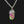 Load image into Gallery viewer, Vintage Carved Silver Green Pink Marble Acorn Pendant Necklace - Boylerpf
