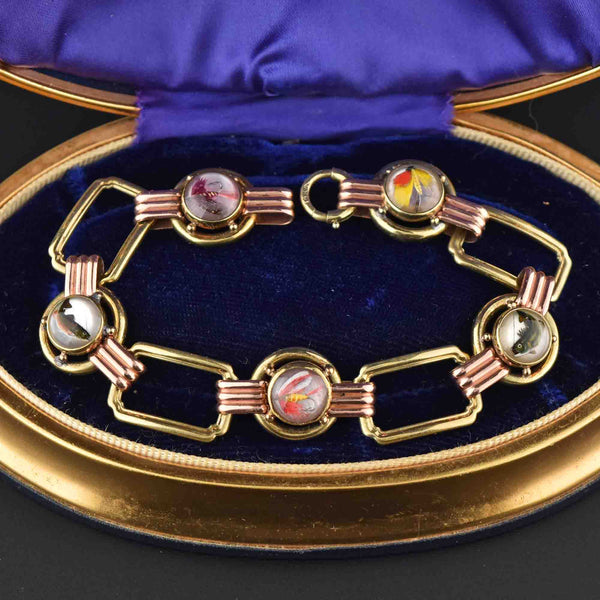 Fine Art Deco 14K Gold Essex Crystal Bracelet, Trout Fishing Lures –  Boylerpf
