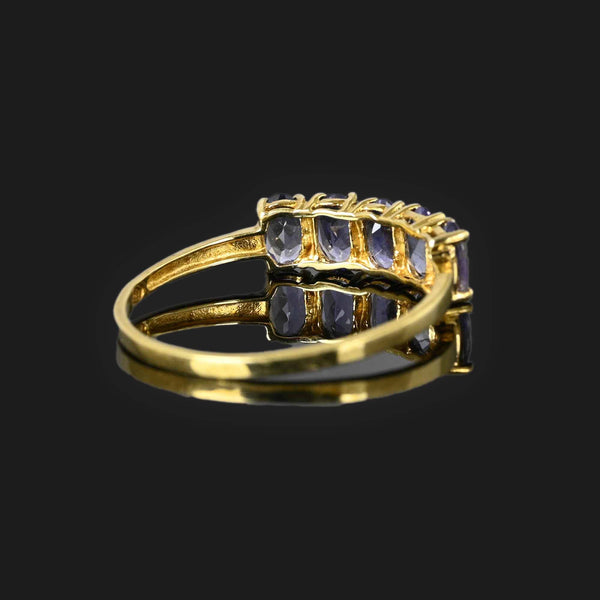 Vintage Five Stone Tanzanite Ring in Gold - Boylerpf