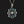 Load image into Gallery viewer, Silver Robin&#39;s Egg Blue Enamel Art Deco Pendant Necklace - Boylerpf
