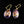 Load image into Gallery viewer, Gold Amethyst Star Dangle Earrings - Boylerpf
