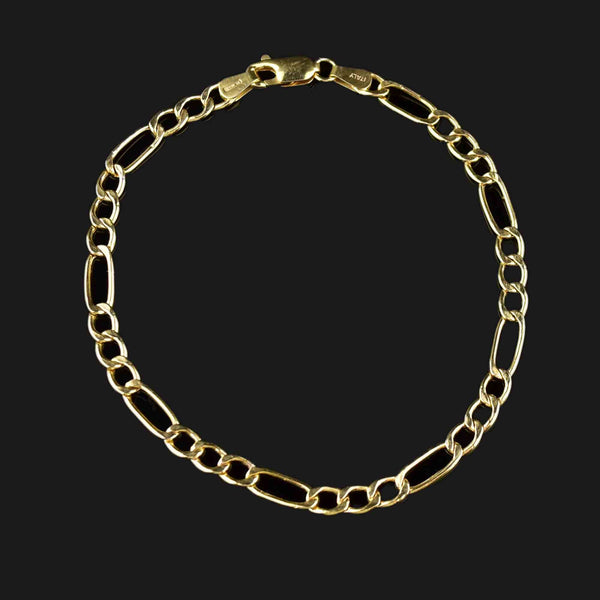 Vintage 10K Gold Cuban Link Bracelet - Boylerpf