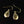 Load image into Gallery viewer, Antique Pear Cabochon Garnet Earrings, Pierced Dangle - Boylerpf
