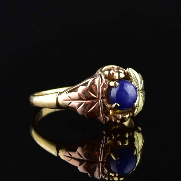 Vintage 10K Gold Lindy Star Sapphire Ring - Boylerpf