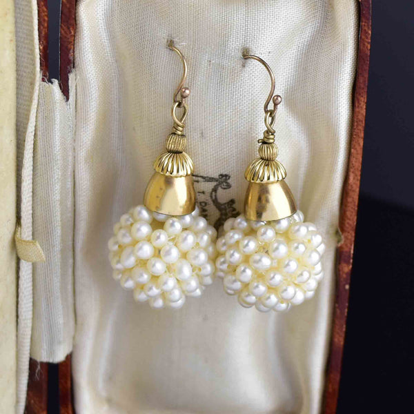 Europe United States To Restore Ancient Ways Baroque Natural Freshwater  Pearl Earrings Fashion Elegant Woman Wedding Accessories
