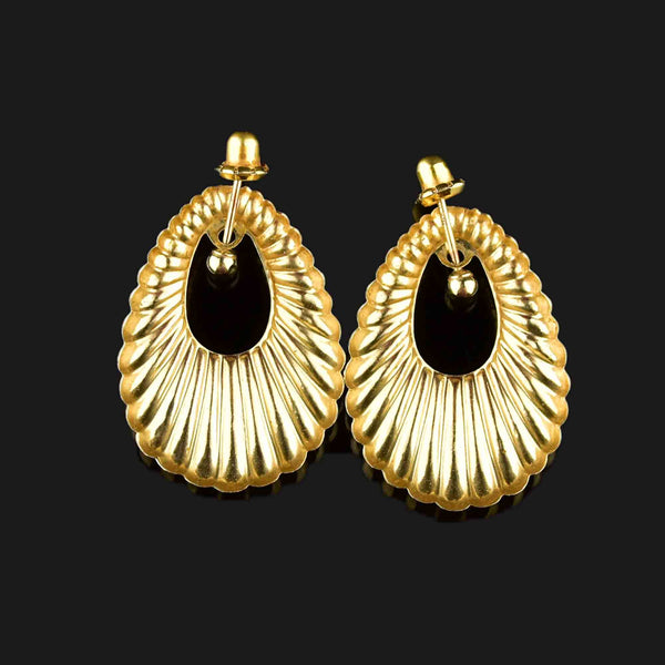 Buy Kundal 22k Yellow Gold Hoop Bali Earrings , Handmade Yellow Gold  Earrings for Women, Gift, Moon Design Indian Gold Earrings, Ethnic Hoop  Online in India - E… | Gold necklace for