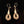 Load image into Gallery viewer, Antique Long Carved Horseshoe 9K Rose Gold Earrings - Boylerpf
