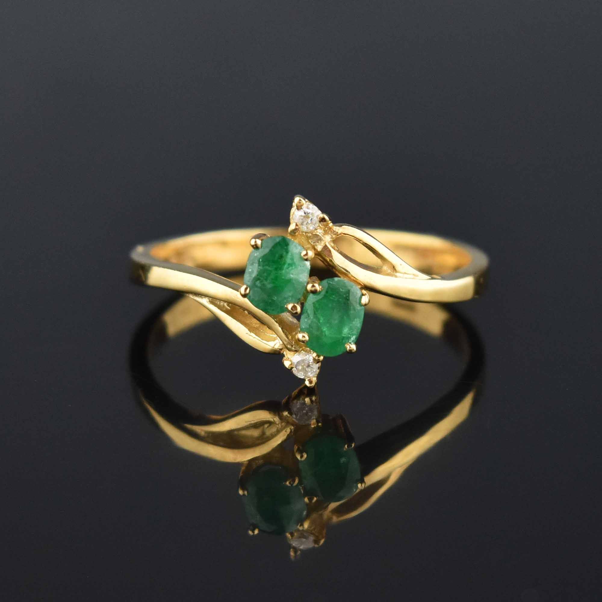 Vintage 18K Gold, Diamond and Emerald Safety Pin, Chain Extender, Char –  Alpha & Omega Jewelry