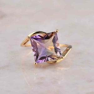 Vintage Gold 4.6 CTW Ametrine Ring, Sz 6 - Boylerpf