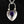 Load image into Gallery viewer, Engraved Silver Forget Me Not Amethyst Heart Padlock Pendant Necklace - Boylerpf
