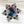 Load image into Gallery viewer, Silver Fluorite Garnet Topaz Snowflake Brooch Pendant Necklace - Boylerpf
