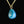Load image into Gallery viewer, Gold Blue Agate Egg Pendant Necklace - Boylerpf

