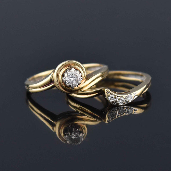 Ready to Ship - Elemental Engagement Ring with Diamonds and Pearls (si –  ARTEMER