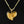 Load image into Gallery viewer, Witches Heart 14K Gold Floating 24K Flakes Pendant - Boylerpf
