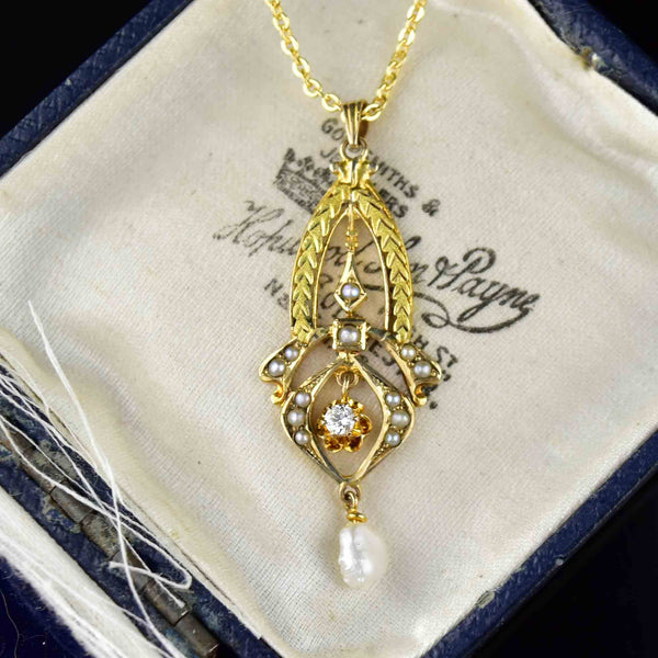 1920s Art Deco Madeira glass brass filigree necklace Czechoslovakia –  Earthly Adornments