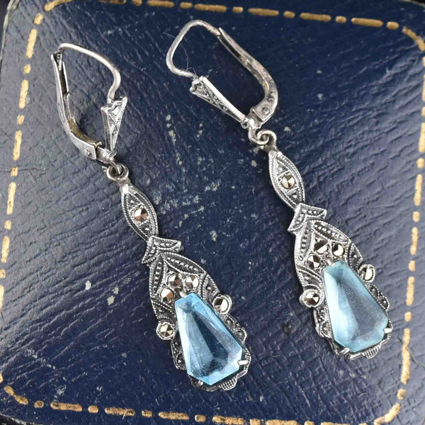 Stone Collection - Ondine Blue Quartz Stud Earrings | Kinsley Armelle®  Official