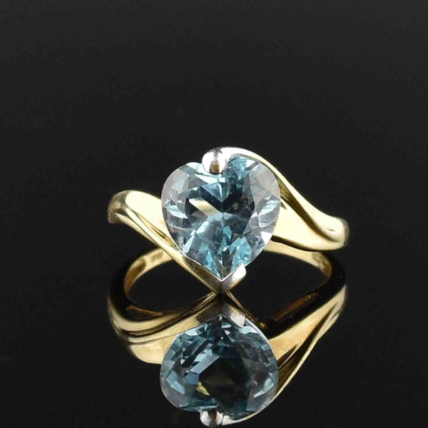 10K Gold Diamond Heart Ring, Size 6 – Boylerpf