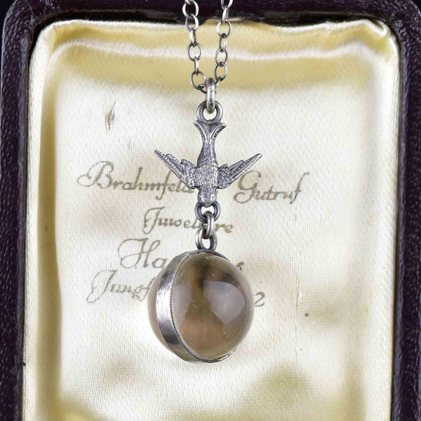 Silver Swallow Pools of Light Necklace - Boylerpf