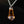 Load image into Gallery viewer, Vintage Citrine Scottish Thistle Pendant Necklace - Boylerpf
