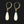 Load image into Gallery viewer, Vintage 14K Gold Mother of Pearl Drop Earrings - Boylerpf
