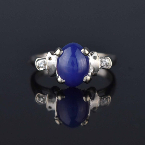 20 Carat Blue Star Sapphire Gent's Ring