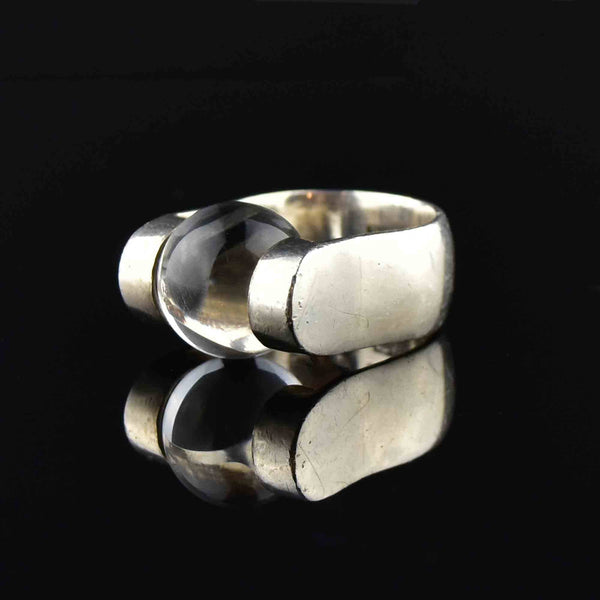 ON HOLD Sterling Silver Pools of Light Spinner Ring - Boylerpf