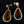 Load image into Gallery viewer, Arts and Crafts Style Silver Baltic Amber Statement Earrings - Boylerpf
