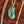 Load image into Gallery viewer, Vintage Gold Malachite Bean Pendant Necklace - Boylerpf
