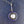 Load image into Gallery viewer, Art Deco Silver Blister Blue Enamel Baroque Pearl Pendant Necklace - Boylerpf
