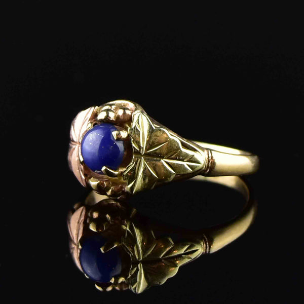 Vintage 10K Gold Lindy Star Sapphire Ring - Boylerpf
