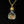 Load image into Gallery viewer, Vintage 14K Gold Flake Shaker Pendant Necklace - Boylerpf
