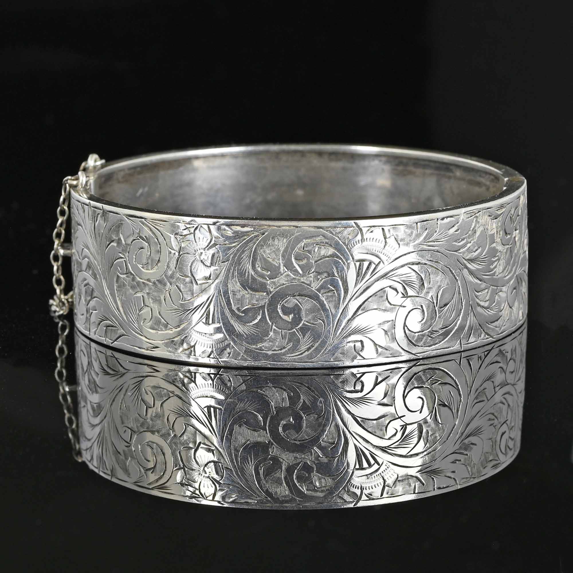 Antique Victorian Sterling Silver Buckle Cuff Bracelet – Boylerpf