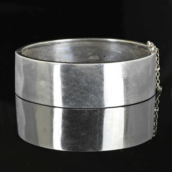 Vintage Wide Silver Siwa Bracelet – Anteeka
