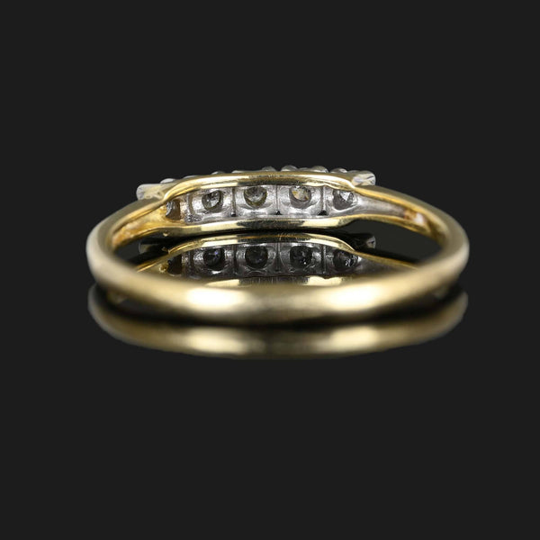 Vintage Five Stone Diamond Ring in 14K Gold - Boylerpf