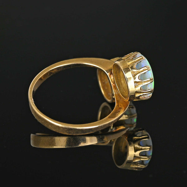 Antique 14K Gold Toi et Moi Opal Ring - Boylerpf