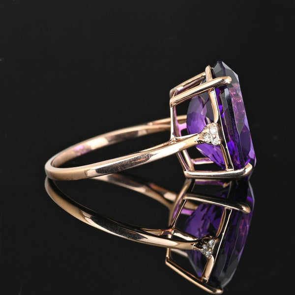 9ct on sale amethyst ring