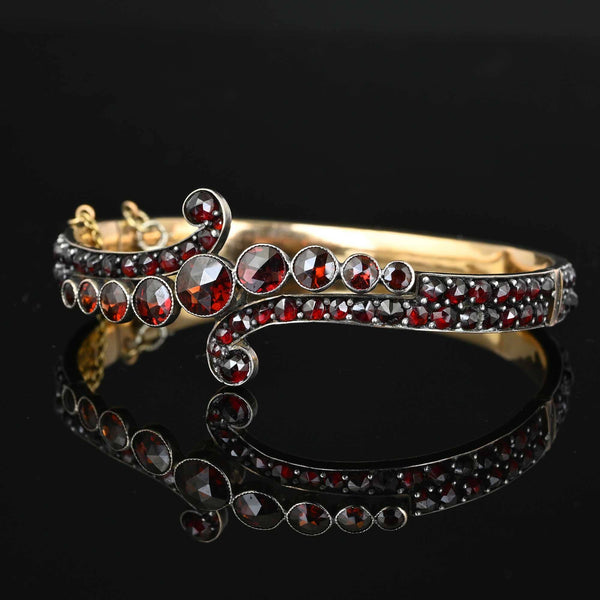 Antique Victorian Bohemian Garnet Bracelet - Boylerpf