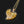 Load image into Gallery viewer, Floating Gold Flakes Witches Heart Pendant in 14K Gold - Boylerpf
