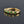 Load image into Gallery viewer, Vintage Gold Emerald Half Eternity Band Ring, Sz 6.5 - Boylerpf

