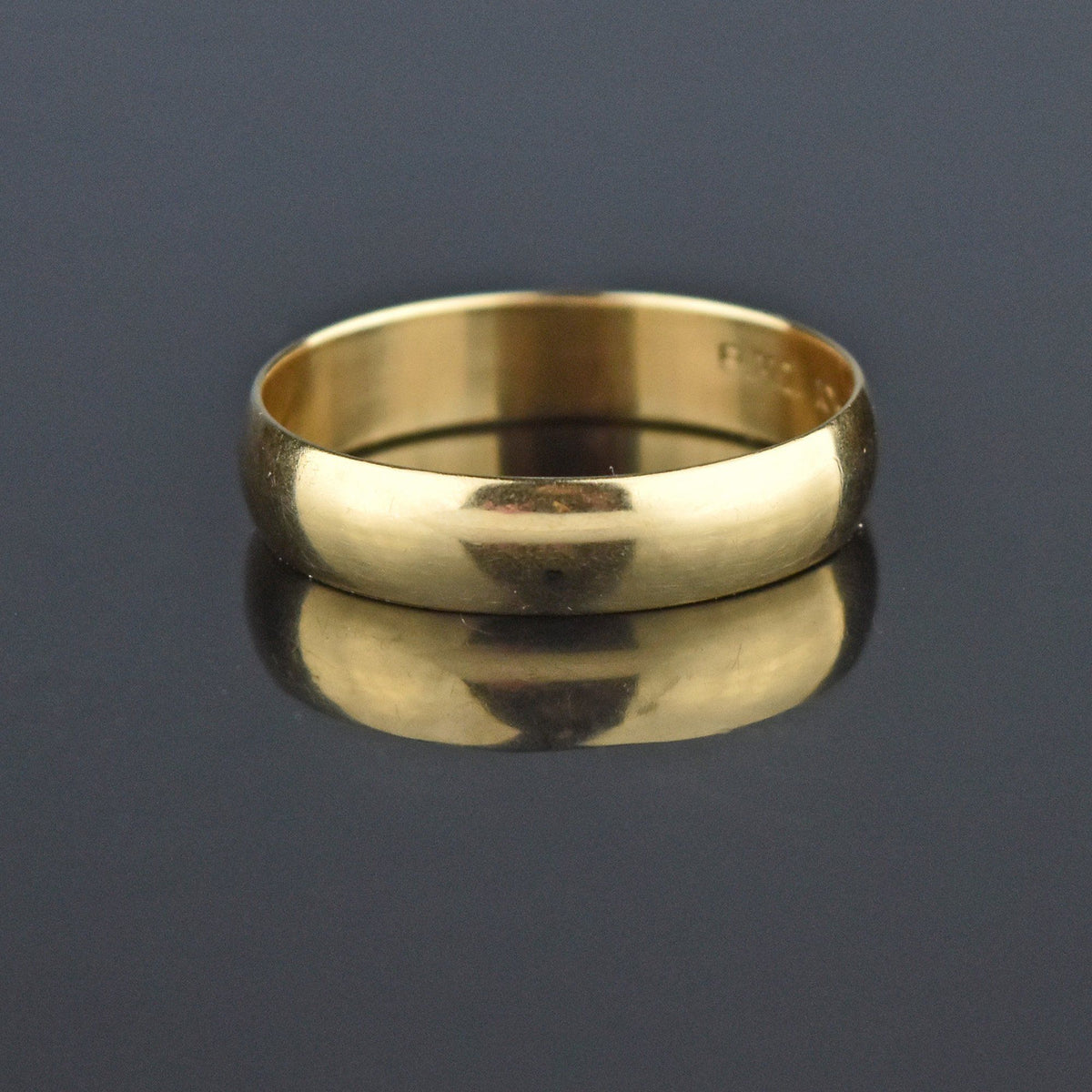 Retro Mens 10K Gold Wedding Band Ring, Sz 11.75 – Boylerpf