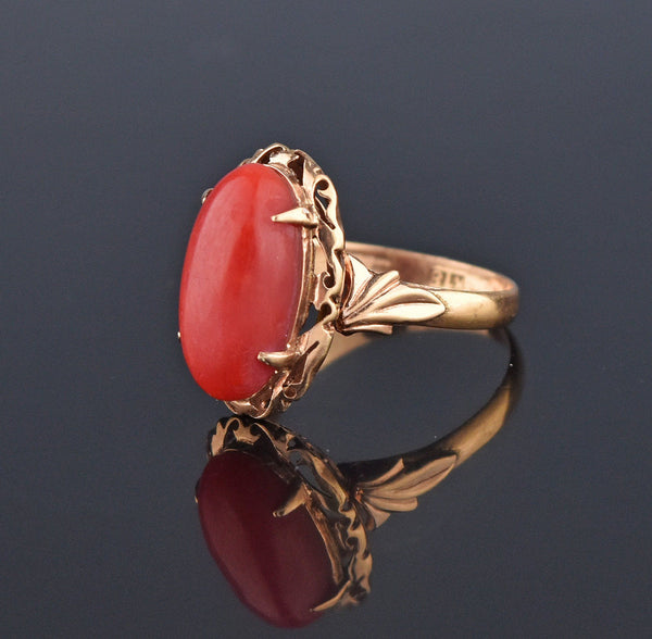 Red Gemstone Silver Ring Handmade in India Gift Jewelry — Discovered