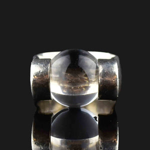 ON HOLD Sterling Silver Pools of Light Spinner Ring - Boylerpf