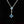 Load image into Gallery viewer, 14K White Gold Diamond Blue Topaz Pendant Necklace - Boylerpf
