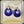 Load image into Gallery viewer, Vintage Gold Lapis Lazuli Hoop Earrings - Boylerpf
