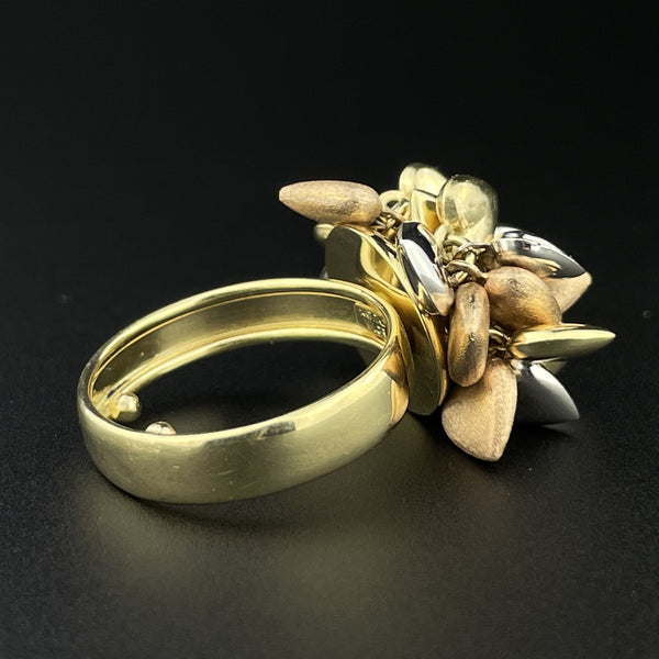 Vintage 14K Gold Puffy Heart Charm Ring, Sz 5 1/4 - Boylerpf