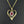 Load image into Gallery viewer, Vintage 10K Gold Ruby White Quartz Heart Pendant Necklace - Boylerpf
