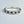 Load image into Gallery viewer, Vintage 10K White Gold Blue White Topaz Half Eternity Band Ring, Sz 8 1/4 - Boylerpf
